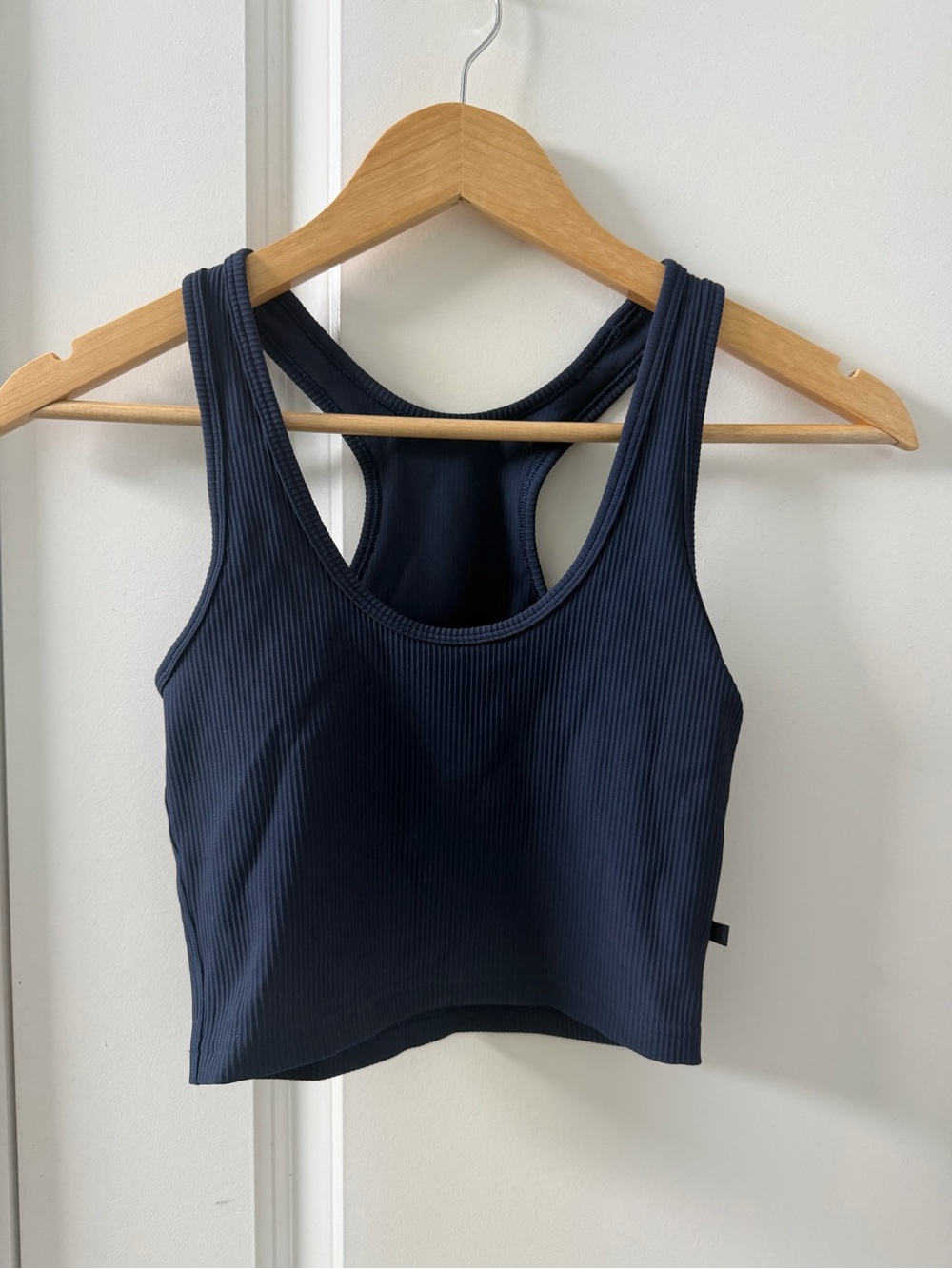 lululemon power pivot tank ribbed - Navy Blue